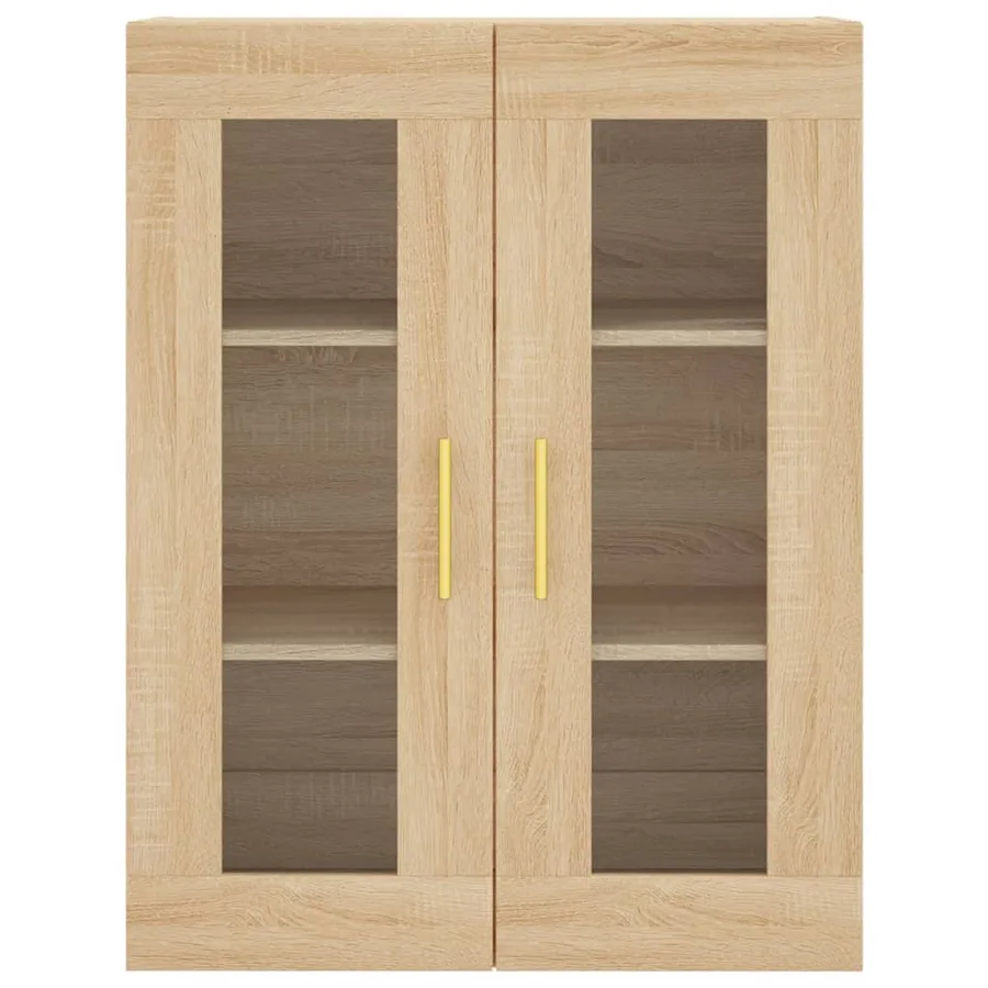 Armoires murales 2 pcs chêne sonoma bois d'ingénierie - 6