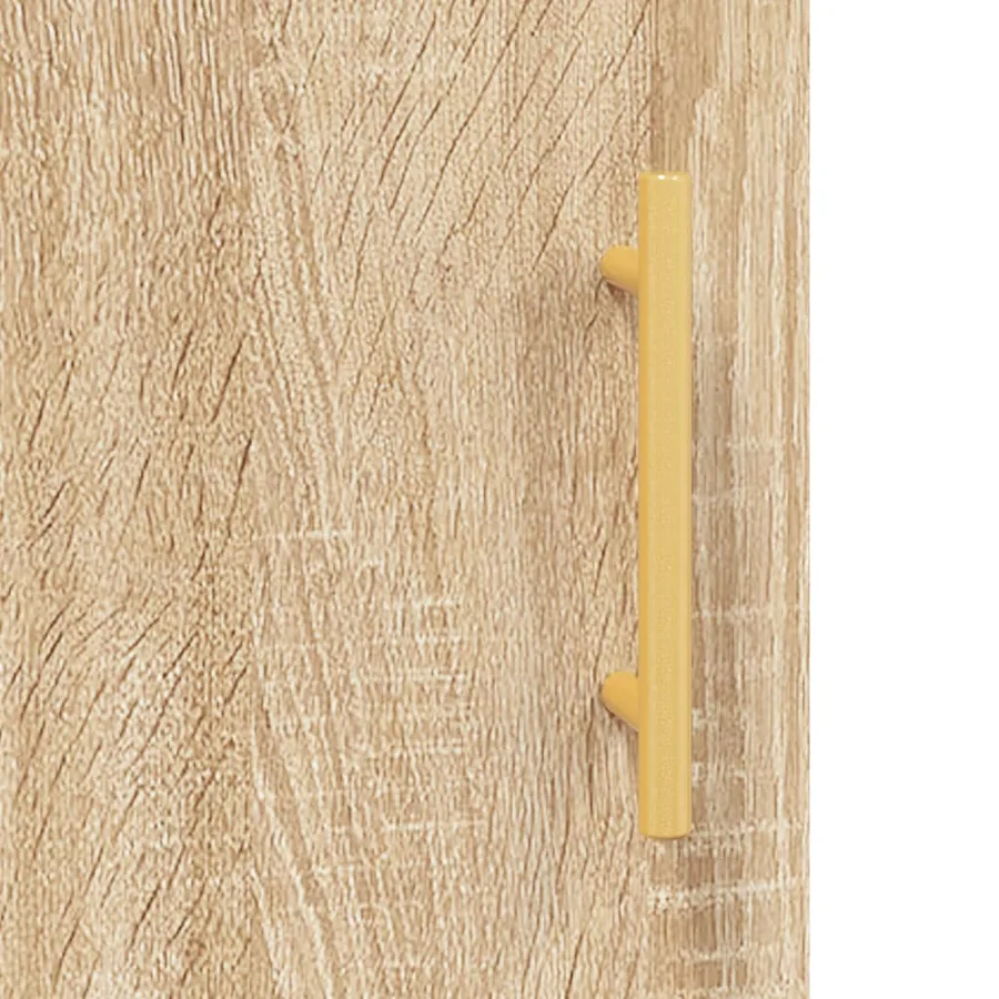 Armoires murales 2 pcs chêne sonoma bois d'ingénierie - 9