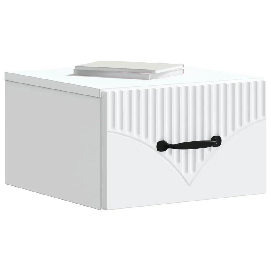 Cabinet de chevet mural 2 pcs Blanc 34,5 x 33 x 20 cm - 3