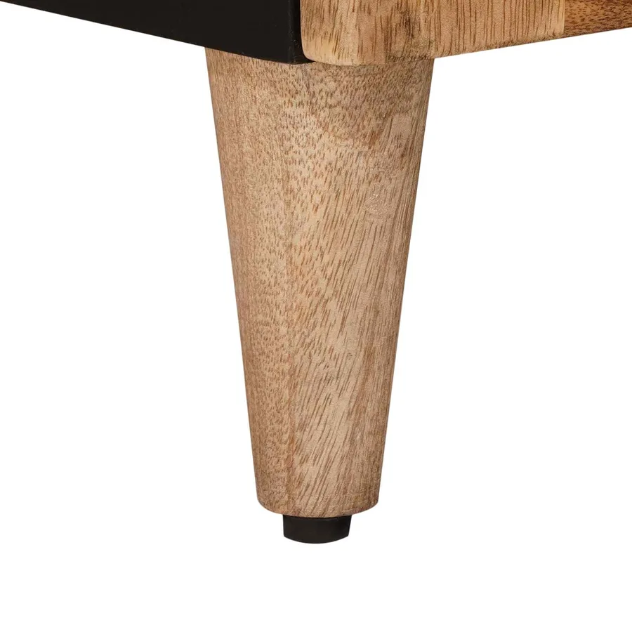 Meuble sous Lavabo de Salle de Bain Naturel 62 x 33 x 58 cm - 9