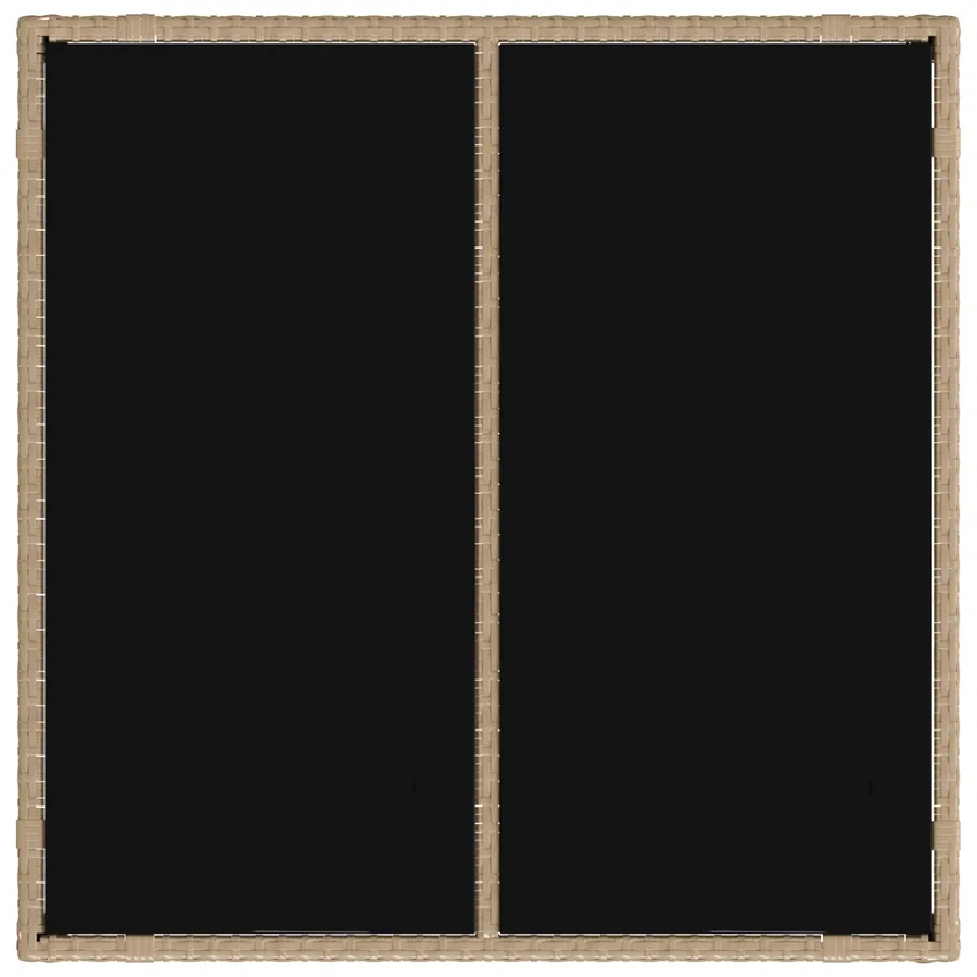 Ensemble de repas extérieur 5 pcs Beige et Gris clair - 6