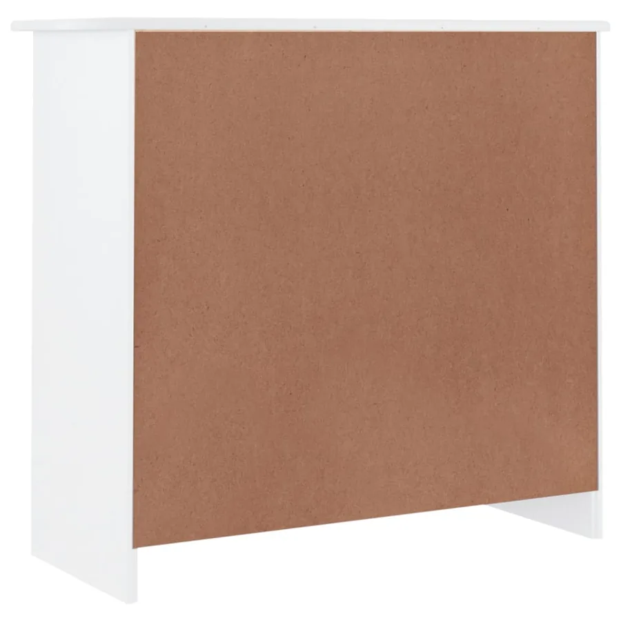 Buffet ALTA blanc 77x35x73 cm bois massif de pin - 6