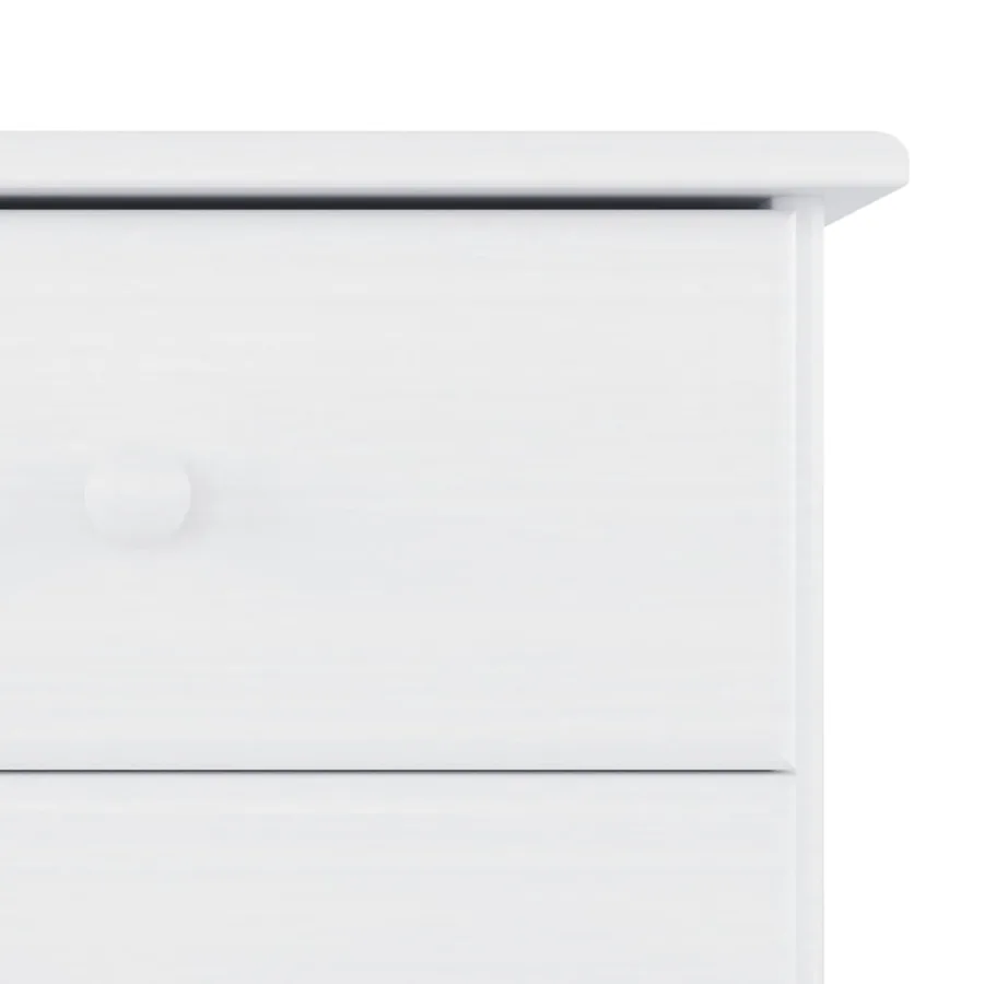 Buffet ALTA blanc 77x35x73 cm bois massif de pin - 7