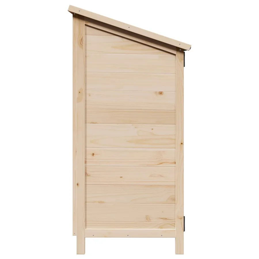 Abri de jardin Naturel 59 x 56 x 113,5 cm Bois de Sapin Massif - 5