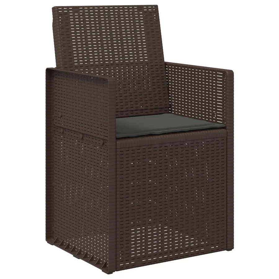 Coussins de siège 2 pcs Anthracite 47 x 36 x 2 cm Polyester - 3