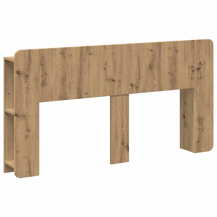 Cabinet de Tête de Lit Chêne artisanal 160 cm Bois d'ingénierie - 2