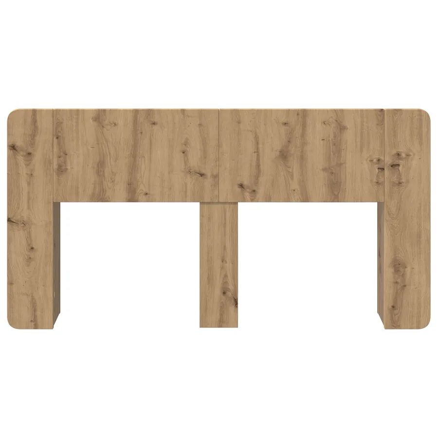 Cabinet de Tête de Lit Chêne artisanal 160 cm Bois d'ingénierie - 5