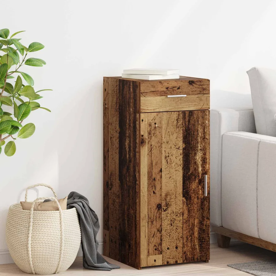 Armoire de rangement avec tiroir Bois ancien 40 x 42,5 x 93 cm