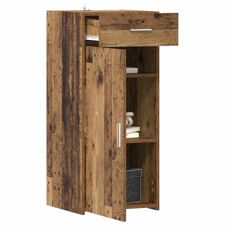 Armoire de rangement avec tiroir Bois ancien 40 x 42,5 x 93 cm - 3