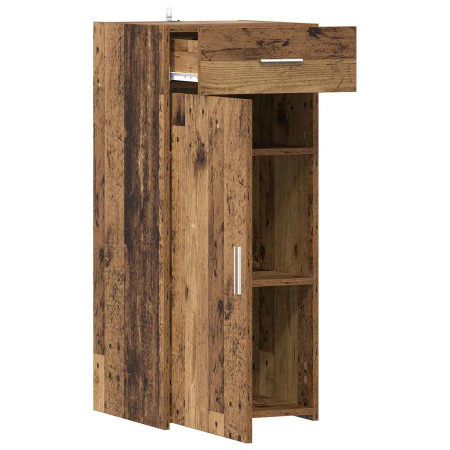Armoire de rangement avec tiroir Bois ancien 40 x 42,5 x 93 cm - 4