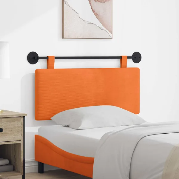 Tête de lit suspendue Tissu en velours côtelé