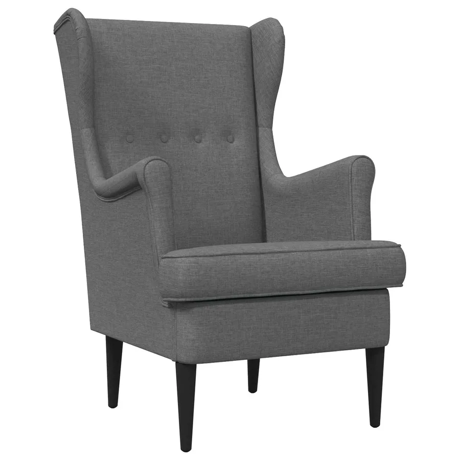 Fauteuil Gris foncé Tissu - 2
