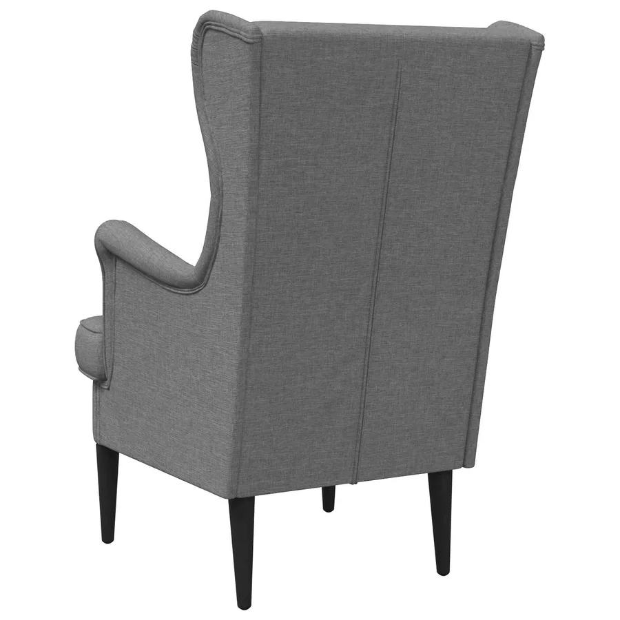 Fauteuil Gris foncé Tissu - 6