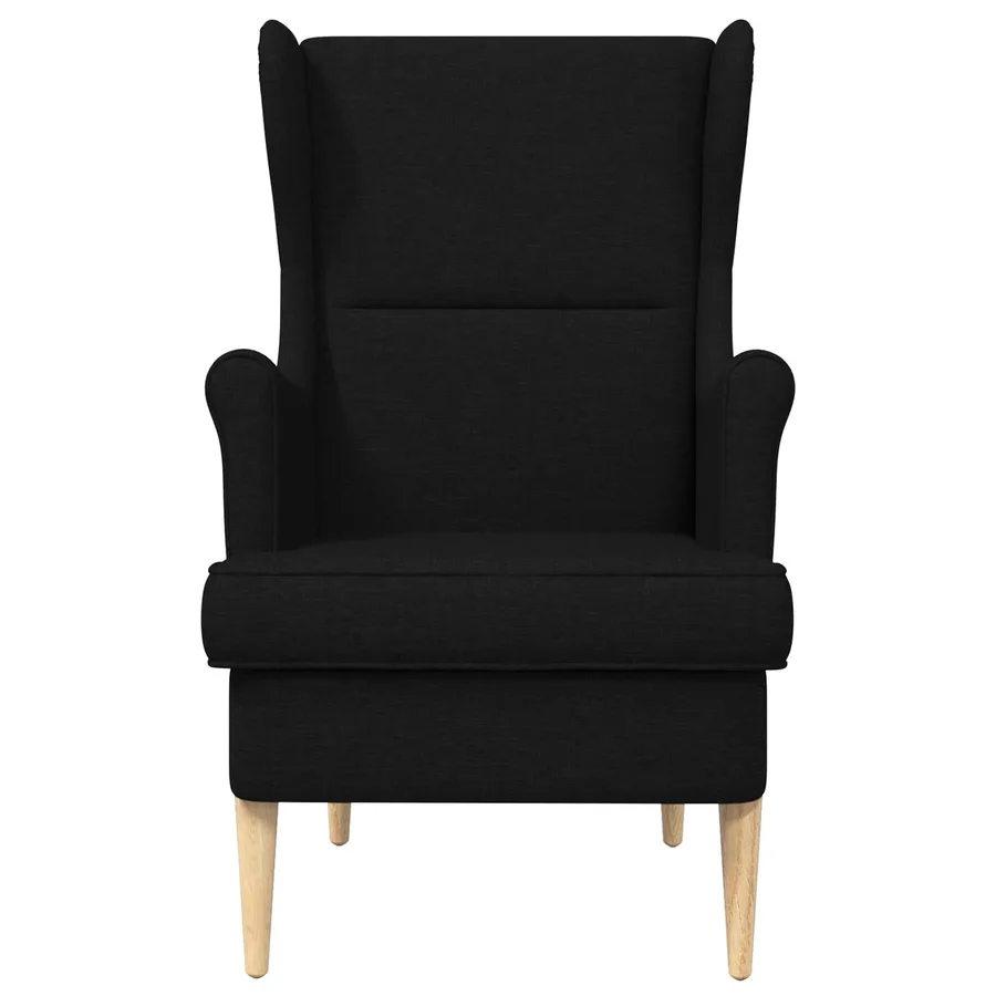 fauteuil Noir tissu - 4
