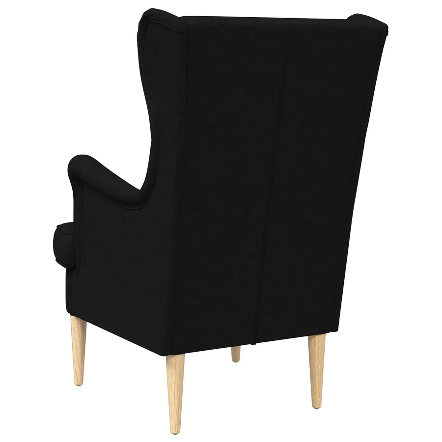 fauteuil Noir tissu - 6