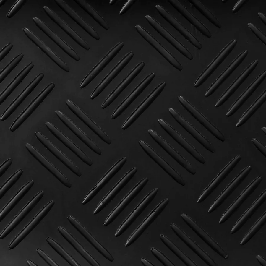 Tapis de sol Noir 1 x 5 m Caoutchouc - 4