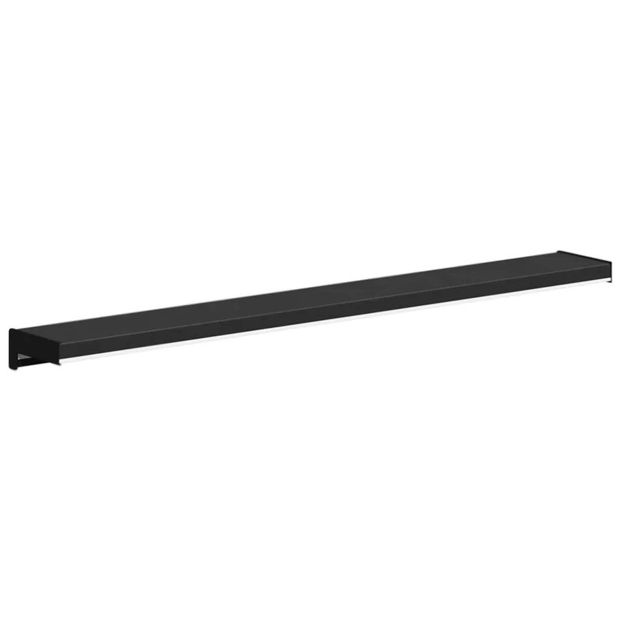 Appui de fenêtre Noir avec grain de bois 80 x 10 x 4,5 cm PVC - 7