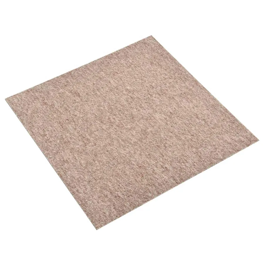 Tapis 20 pcs Beige 50 x 50 cm 100% Polypropylène