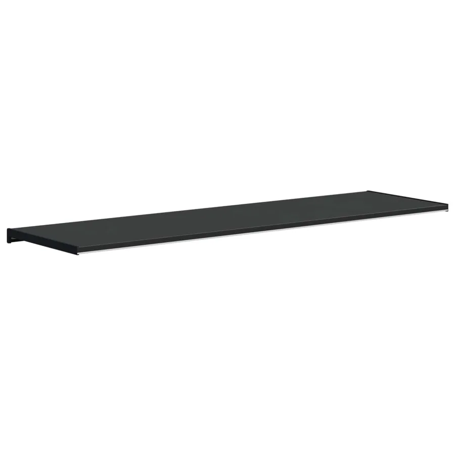 Appui de fenêtre Noir avec grain de bois 120 x 45 x 4,5 cm PVC - 7