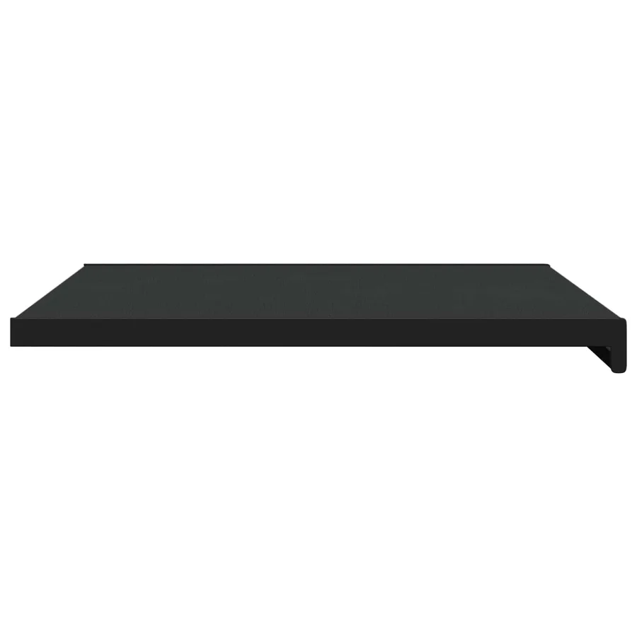 Appui de fenêtre Noir avec grain de bois 60 x 50 x 4,5 cm PVC - 6