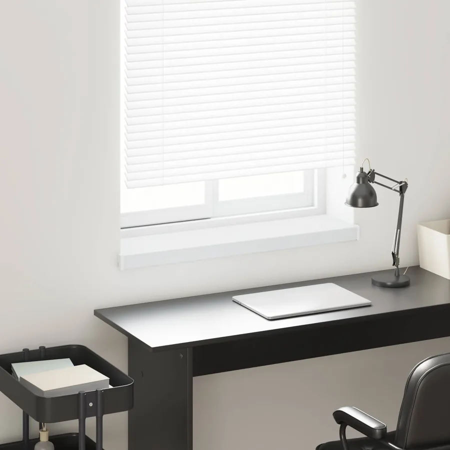 Appui de fenêtre Blanc 100 x 25 x 4,5 cm PVC