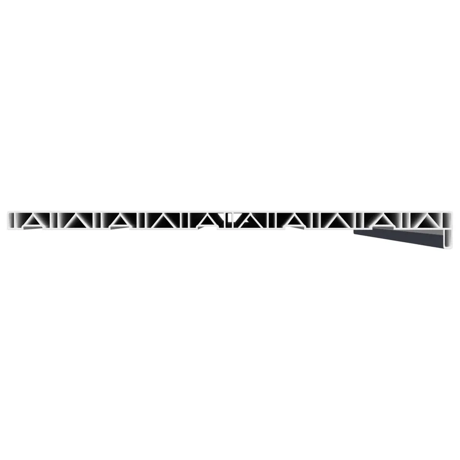 Appui de fenêtre Anthracite avec grain de bois PVC - 5