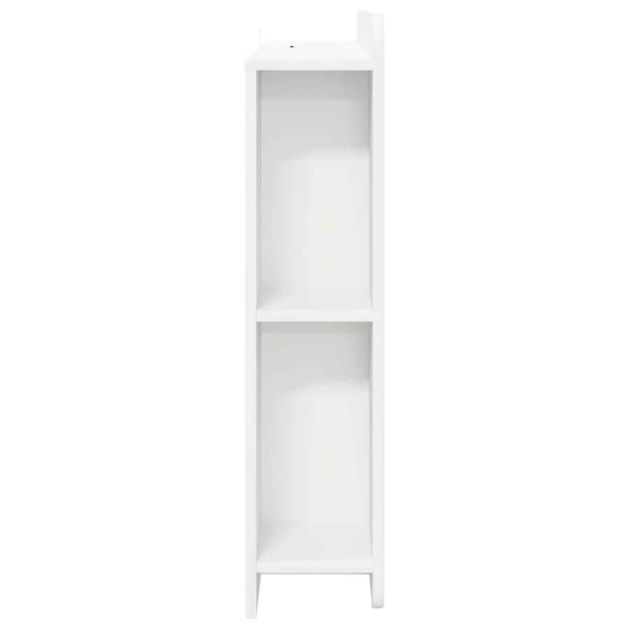 Cabinet de Tête de Lit Blanc brillant Bois d’ingénierie - 6