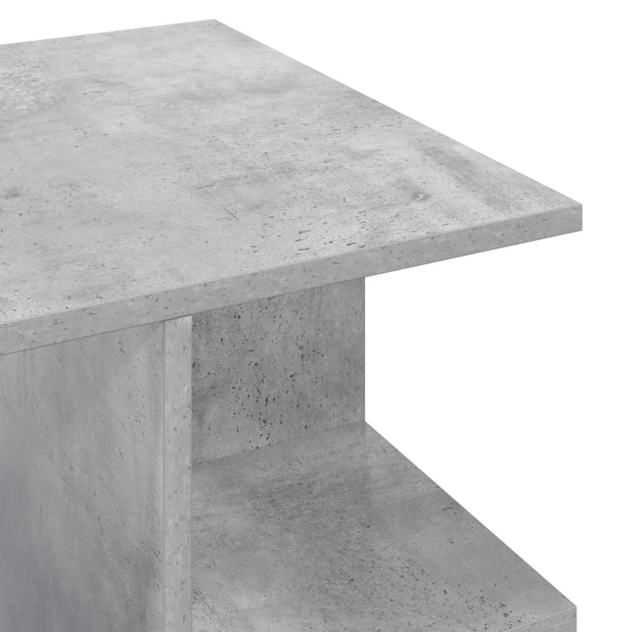 Table basse Gris béton 87 x 50 x 45 cm Bois d’ingénierie - 8