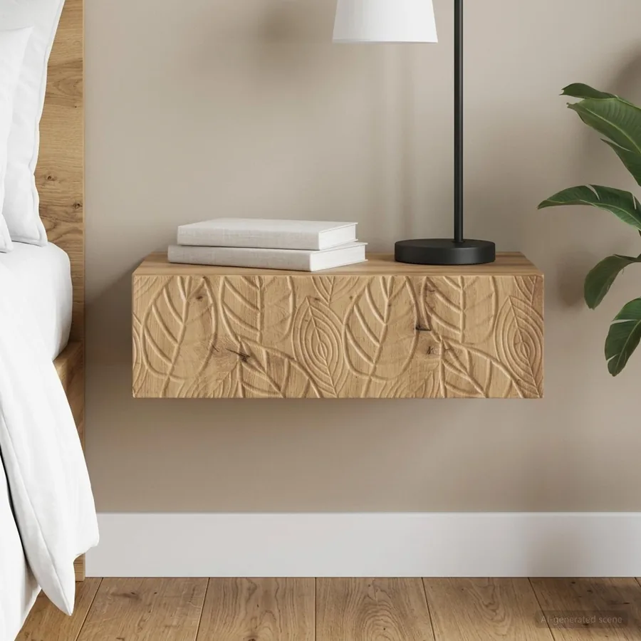 Table d'appoint murale 87,5 x 34,5 x 17 cm Bois d'ingénierie