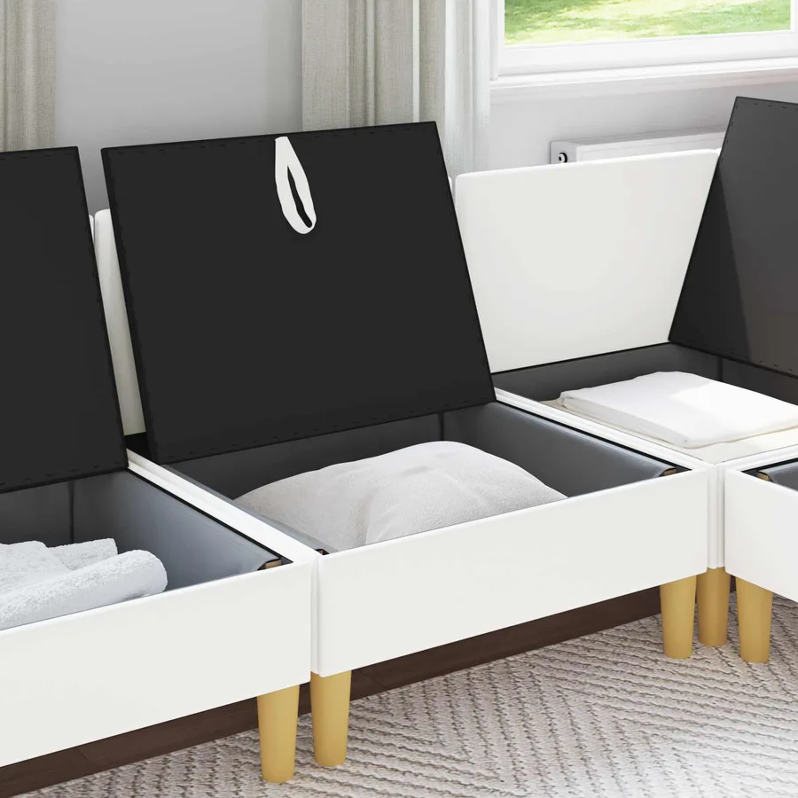 Sofa avec rangement Tissu - 3