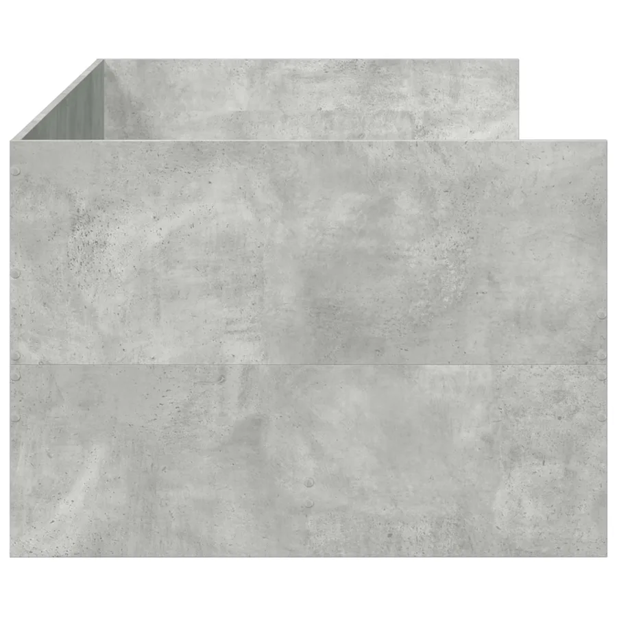 Lit d'appoint avec tiroir Gris béton Bois d'ingénierie - 4
