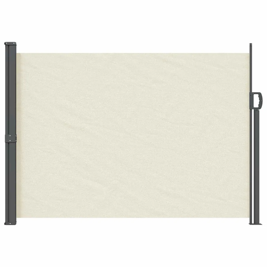 Store latéral rétractable 160 x 300 cm 100% polyester fer acier