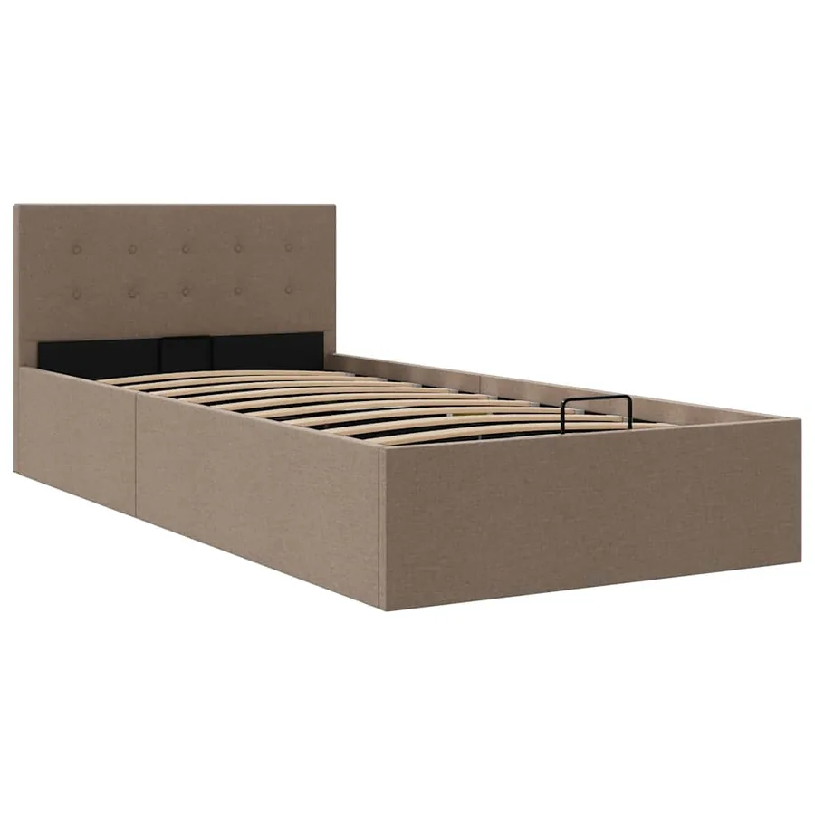 Cadre de lit à rangement hydraulique sans matelas 90x200 cm - 3