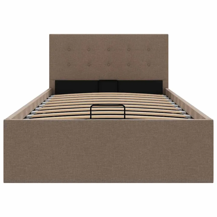 Cadre de lit à rangement hydraulique sans matelas 90x200 cm - 5