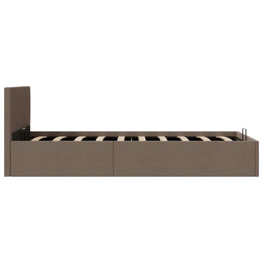Cadre de lit à rangement hydraulique sans matelas 90x200 cm - 6
