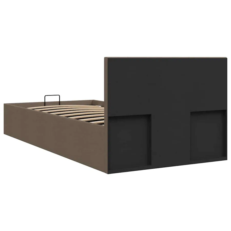 Cadre de lit à rangement hydraulique sans matelas 90x200 cm - 7