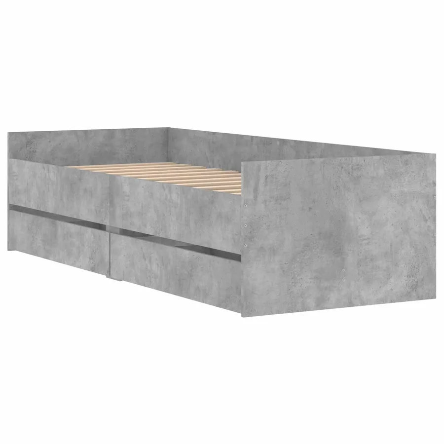 Cadre de lit avec rangement Sonoma gris 80 x 200 cm - 3