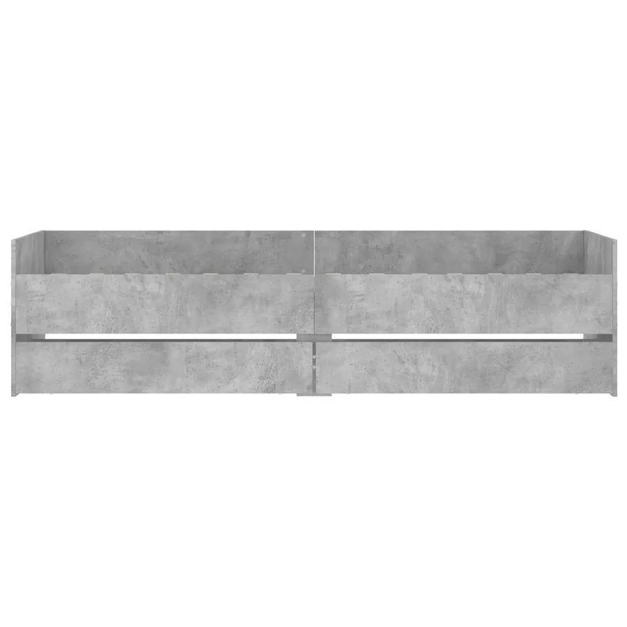 Cadre de lit avec rangement Sonoma gris 80 x 200 cm - 6