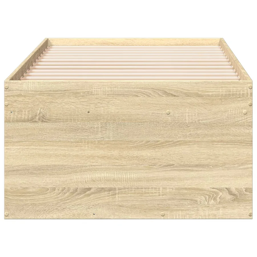 Cadre de lit avec rangement avec porte Chêne Sonoma 80 x 200 cm - 4
