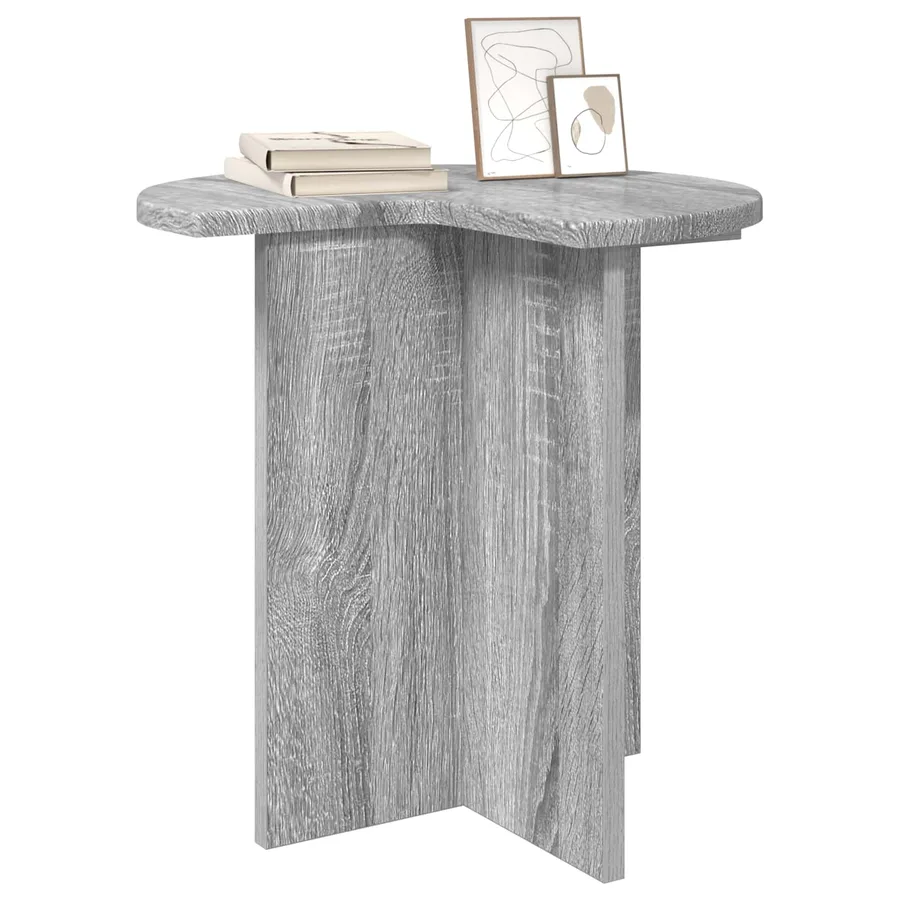 Table d'appoint Sonoma gris Ø 39 x 38 cm Bois d'ingénierie - 3
