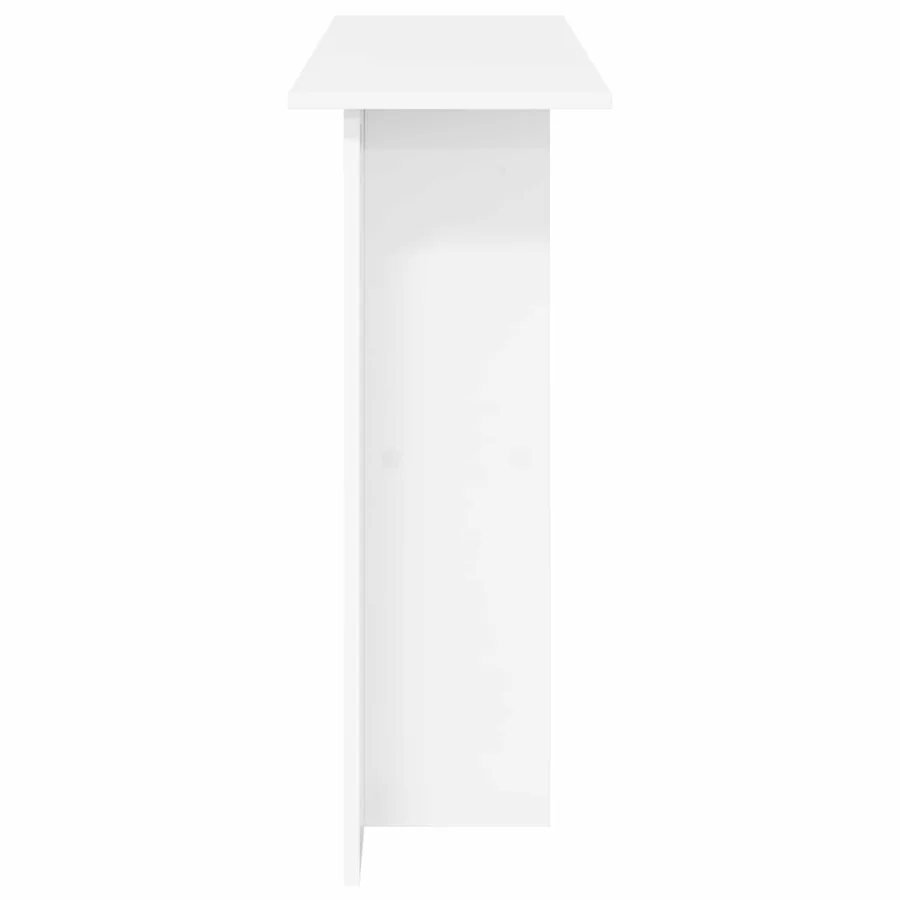 Table console Blanc 100 x 30 x 75 cm Bois d'ingénierie - 6