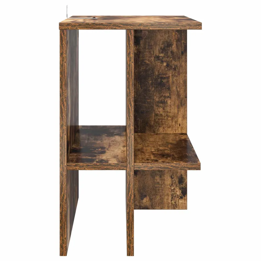 Table basse 2 pcs Chêne fumé 40 x 30 x 49 cm Bois d'ingénierie - 7