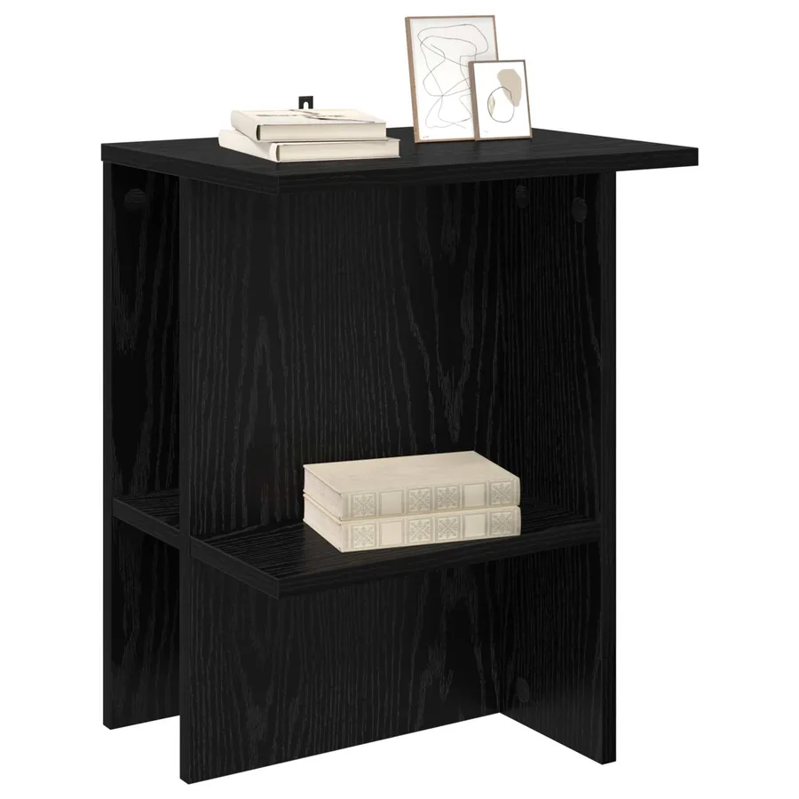 Table basse 2 pcs Chêne noir 40 x 30 x 49 cm Bois d'ingénierie - 3