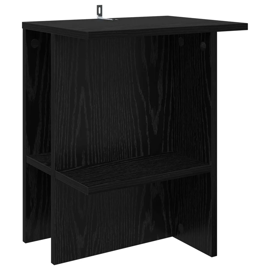Table basse 2 pcs Chêne noir 40 x 30 x 49 cm Bois d'ingénierie - 5