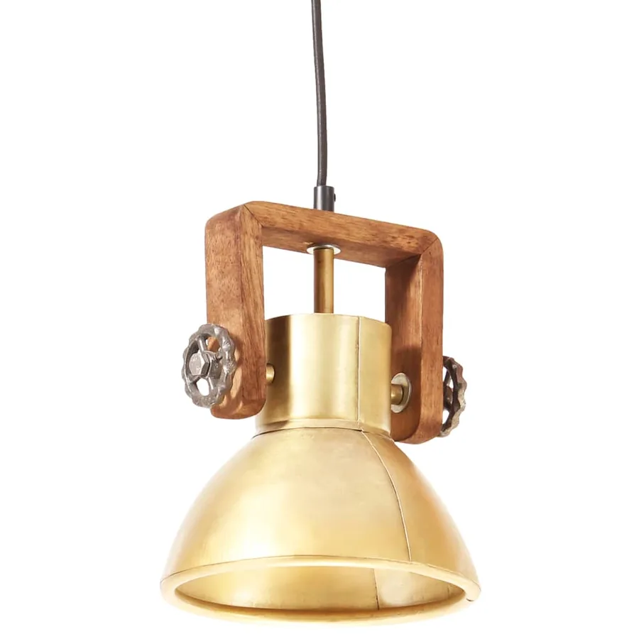 Lampe suspendue industrielle 25 W Laiton Rond 19 cm E27 - 2