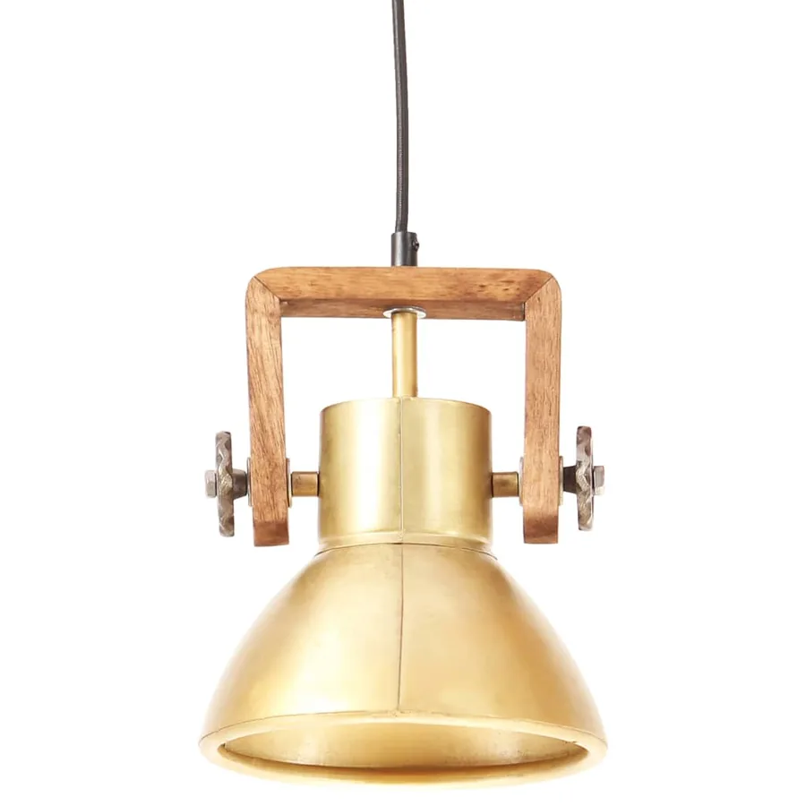 Lampe suspendue industrielle 25 W Laiton Rond 19 cm E27 - 3