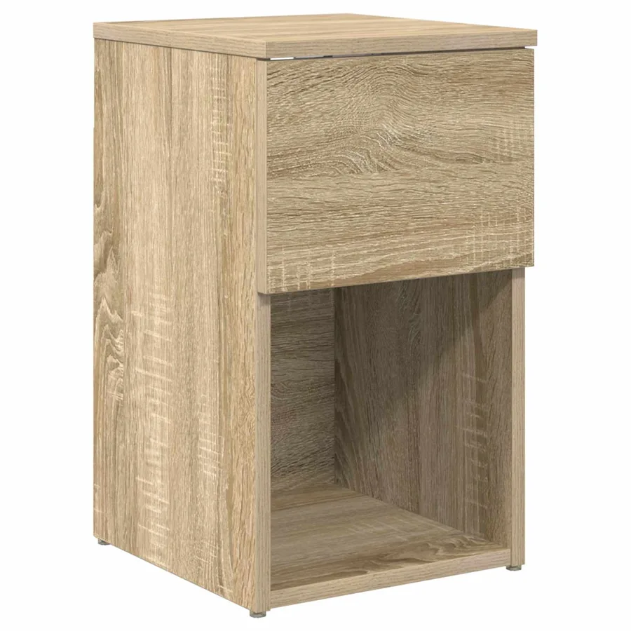 Armoire de lit 2 pcs Chêne Sonoma 29 x 31,5 x 49 cm - 5