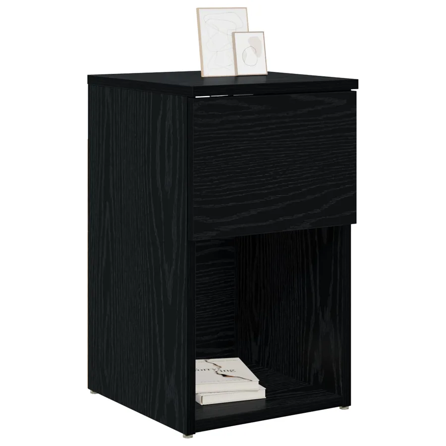Armoire de lit 2 pcs Chêne noir 29 x 31,5 x 49 cm - 3