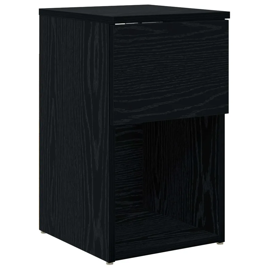Armoire de lit 2 pcs Chêne noir 29 x 31,5 x 49 cm - 5
