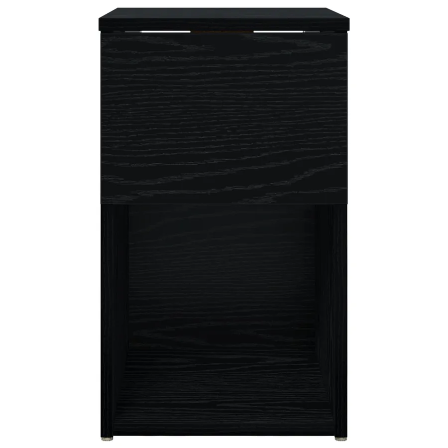 Armoire de lit 2 pcs Chêne noir 29 x 31,5 x 49 cm - 7